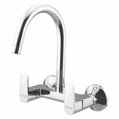 Sink Mixer Wall Mounted with Swinging Spout